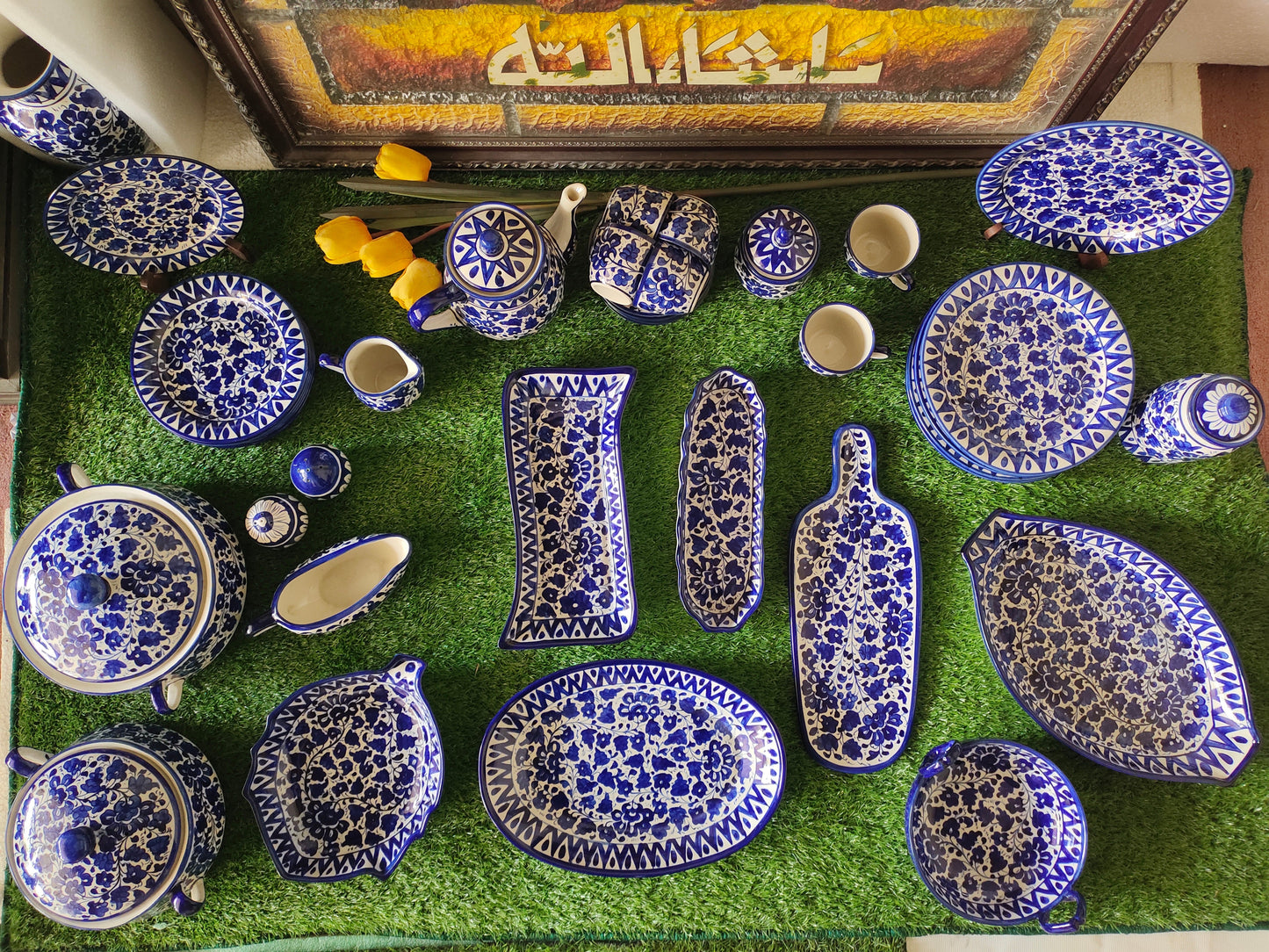 Customized Dinner set | 6 Person Serving| Wedding Package | Serena Design | Free Delivery | Free Gift