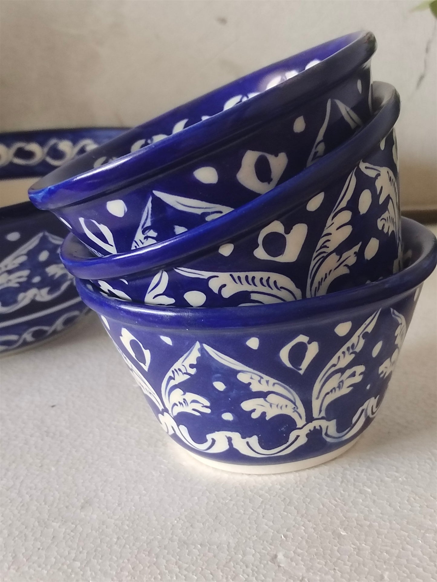 Ceramic Handmade Dessert Bowls Set | Sweet Bowls Set | 7 Pcs set