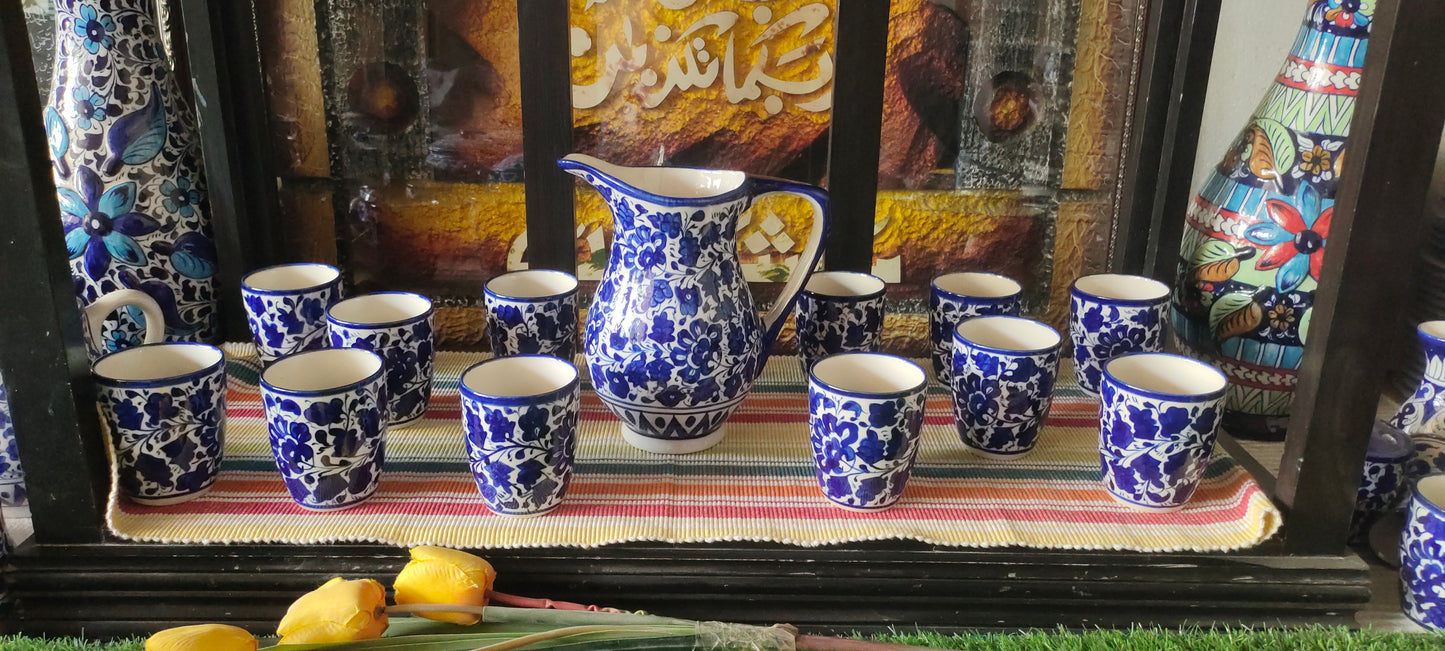 Ceramic Handmade Water Set | Serina Design | 9 Pcs set