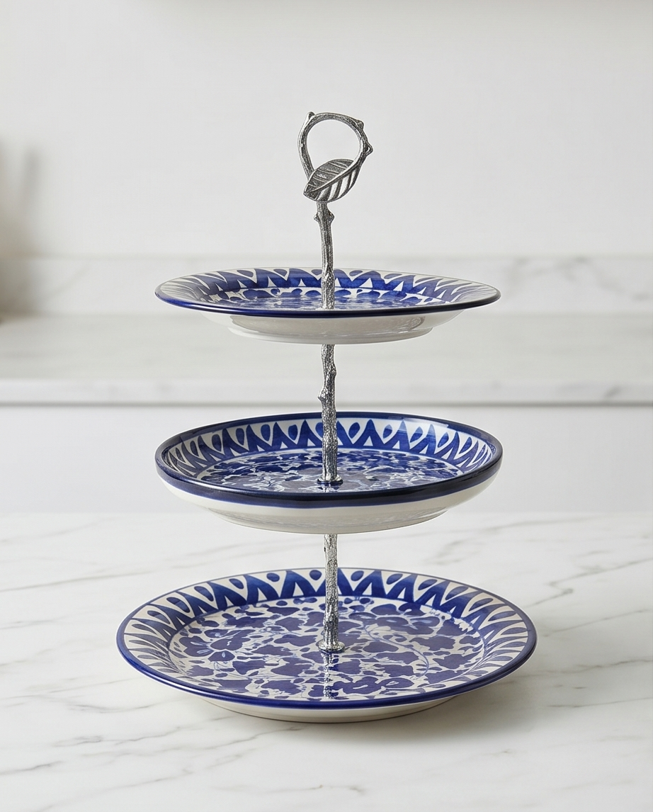 Ceramic Handmade 3 Tier Cake Set Gift Box