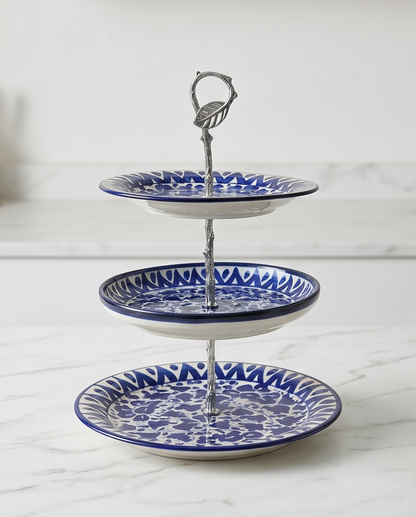 Ceramic Handmade 3 Tier Cake Set Gift Box