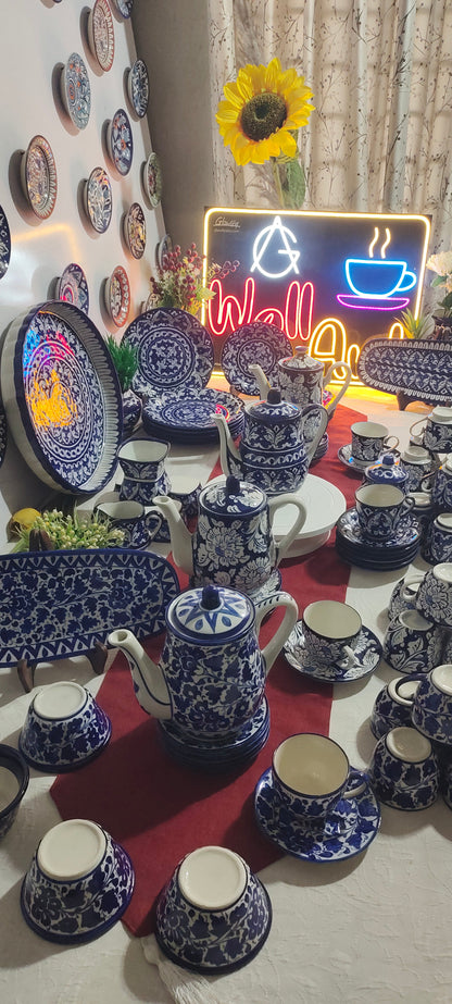 Ceramic Handmade Tea Set Complete | 13 Pcs |