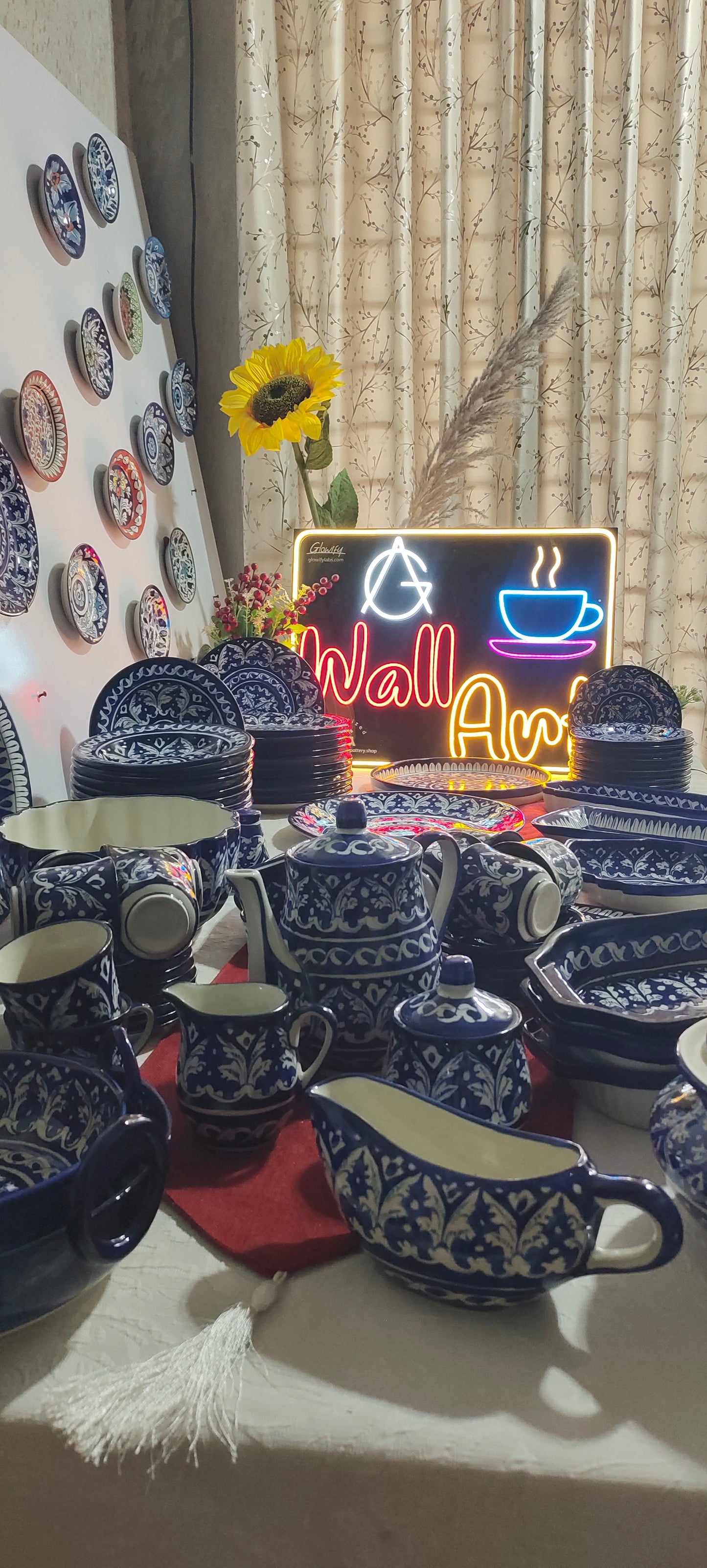 Customized Handmade Dinner Set | 12 Men Set | 94 Pieces | Flat 30% OFF