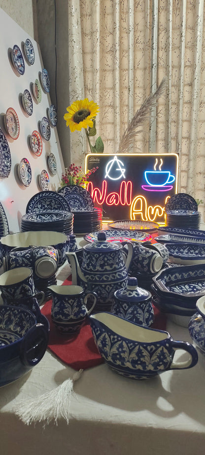Customized Handmade Dinner Set | 12 Men Set | 94 Pieces | Flat 30% OFF