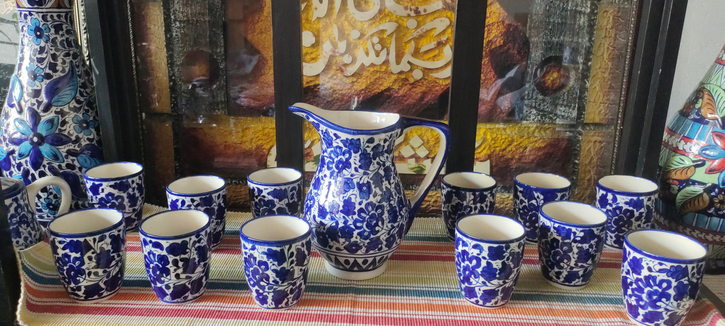 Ceramic Handmade Water Set | Serina Design | 9 Pcs set