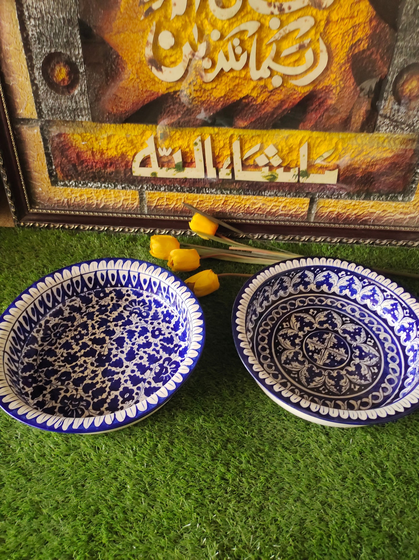 Ceramic Handmade Fruit Bowl | Size 13 inch and Deep 3 inch size