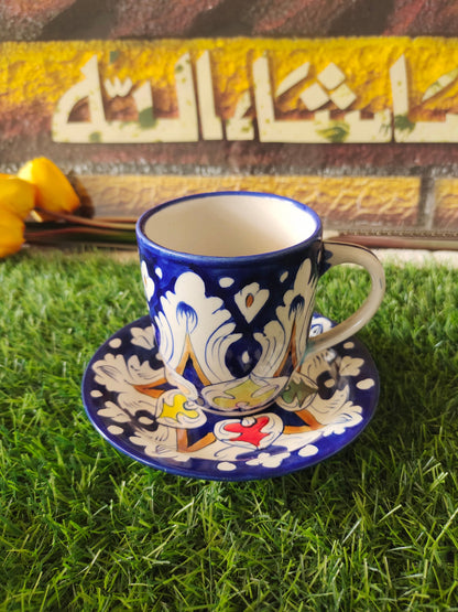 Tea Mug with Saucer Plate