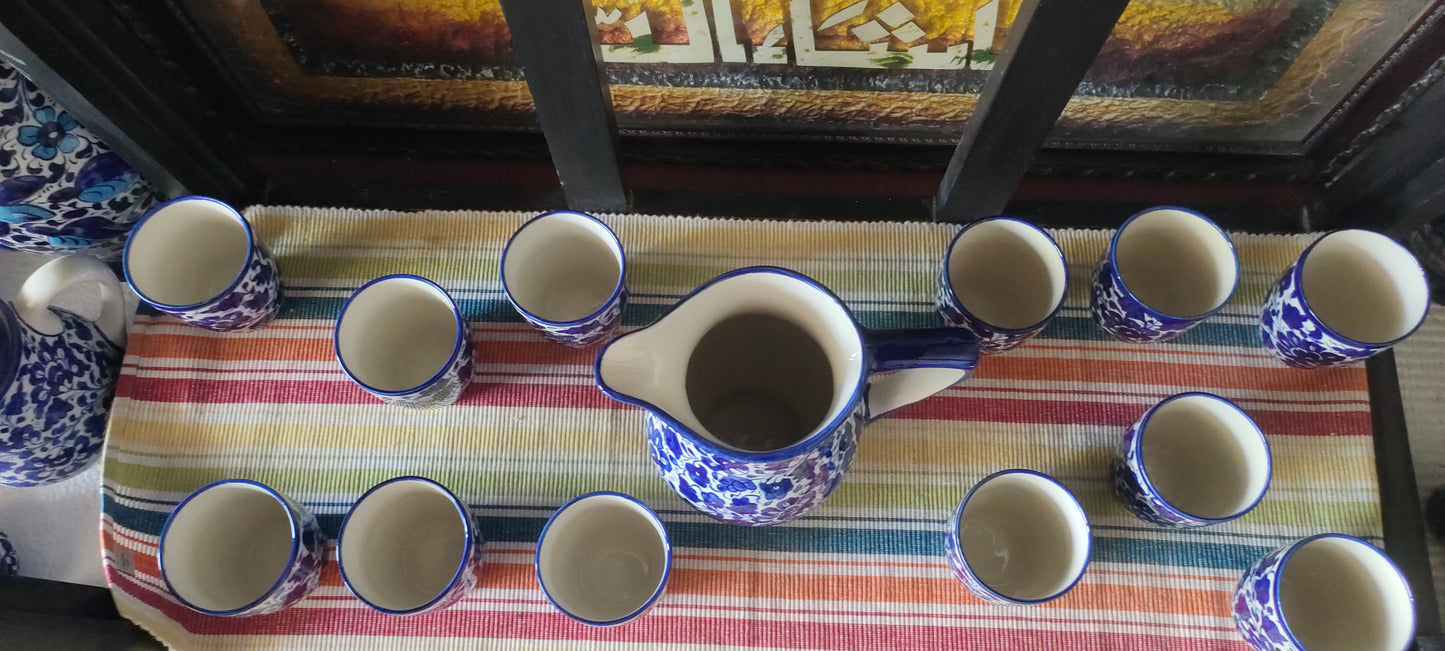 Ceramic Handmade Water Set | Serina Design | 9 Pcs set