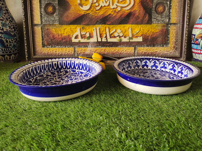 Ceramic Handmade Fruit Bowl | Size 13 inch and Deep 3 inch size