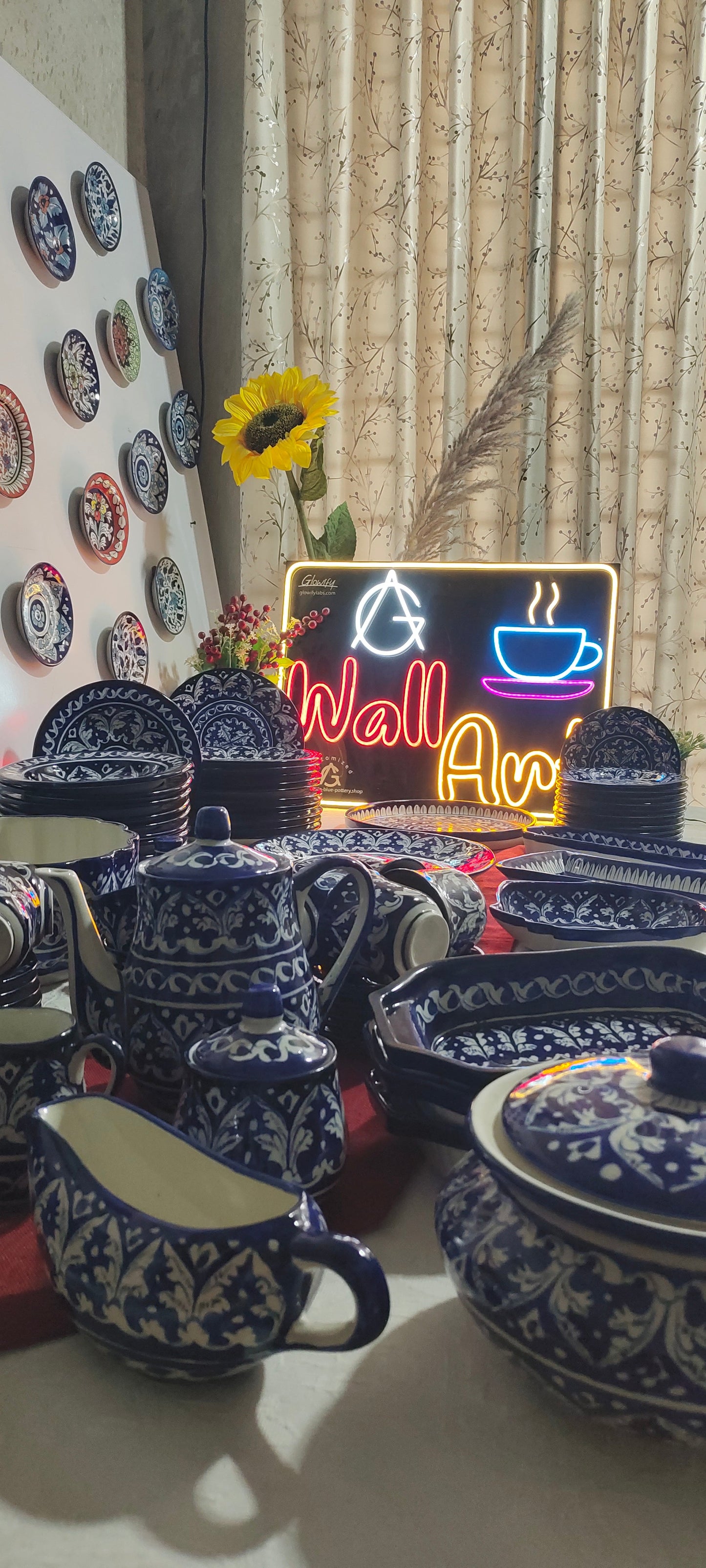 Customized Handmade Dinner Set | 12 Men Set | 94 Pieces | Flat 30% OFF