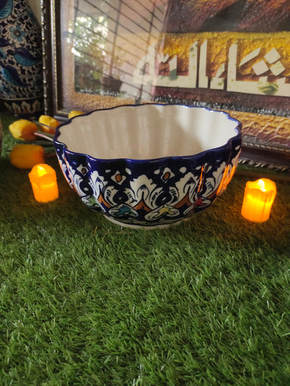 Ceramic Handmade Bowl | Size 10 inch & Deep 6 inch | Fruit Bowl