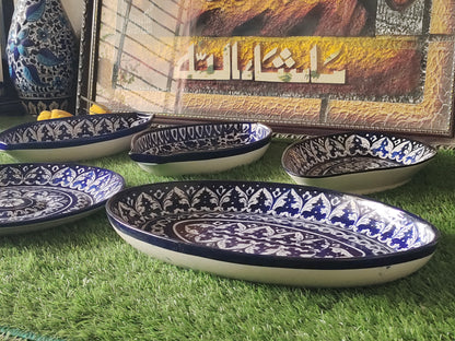 Ceramic Handmade Rice Dish Platter | All shapes & Designs available💯