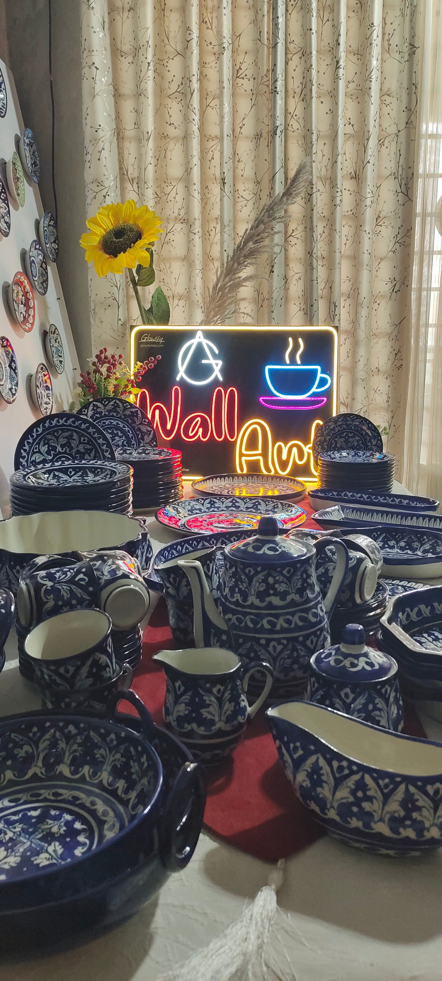 Customized Handmade Dinner Set | 12 Men Set | 94 Pieces | Flat 30% OFF