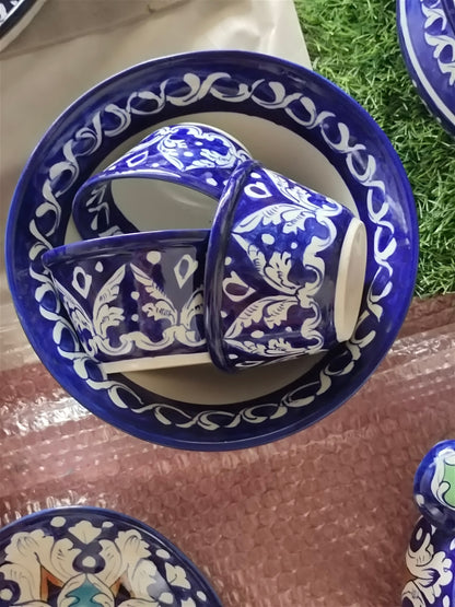 Ceramic Handmade Dessert Bowls Set | Sweet Bowls Set | 7 Pcs set
