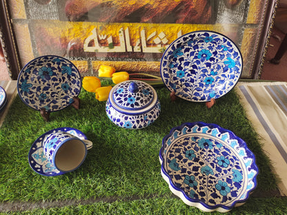 Ceramic Handmade Breakfast set | Nashta Set for Single Person Serving
