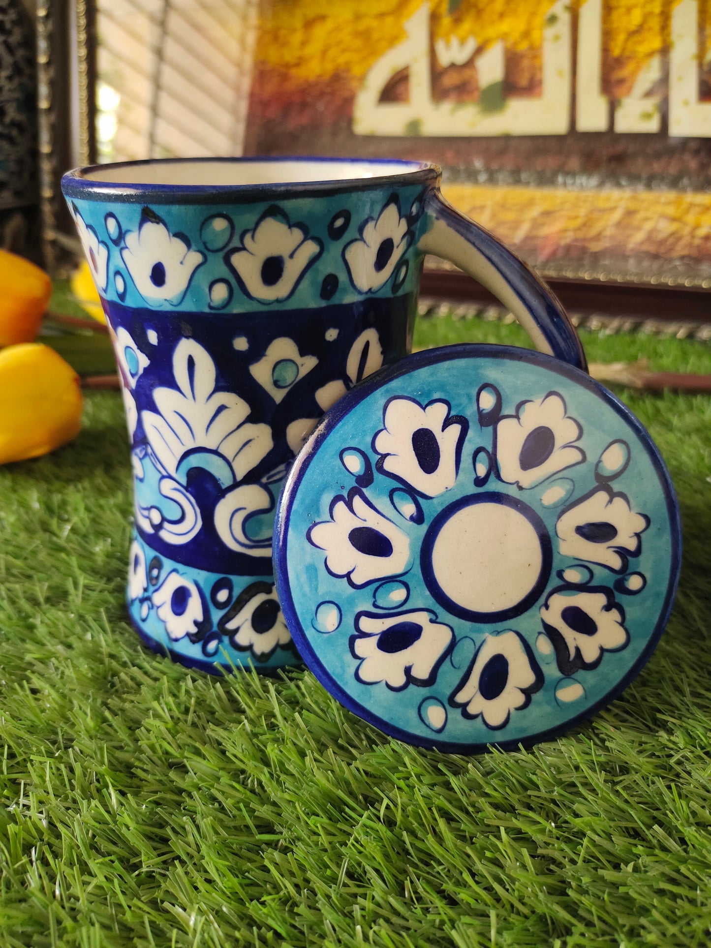 Bundle Deals | Ceramic Handmade Tea | Coffee | Juice Mug with Cover