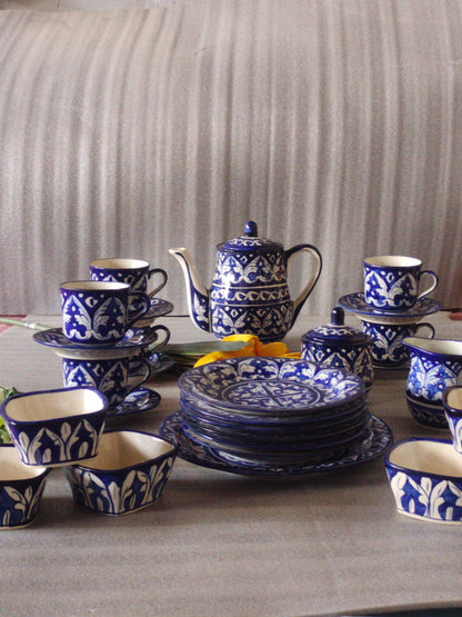 Ceramic Handmade Customized Pottery Breakfast set | Nashta Set | Ceramic Tea set | Mother's Day Sale
