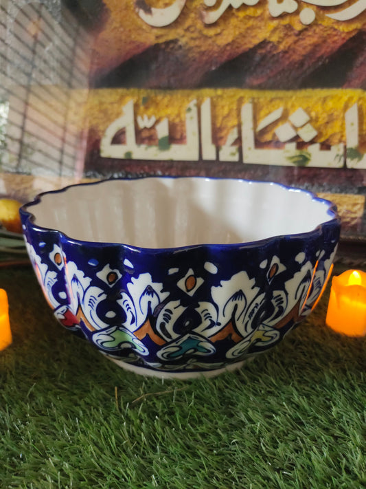 Ceramic Handmade Bowl | Size 10 inch & Deep 6 inch | Fruit Bowl