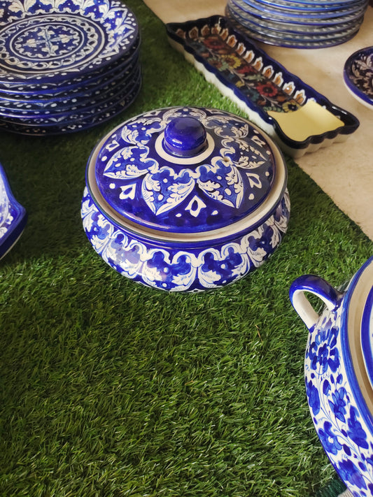 Ceramic Handmade Salan Donga | Salan Cover Bowl| Size Large