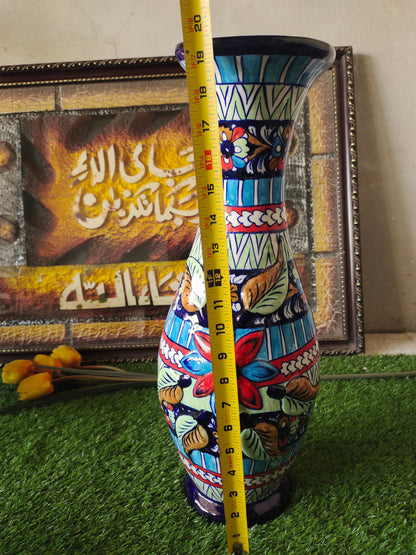 Ceramic Handmade Floor Vase | Height 20 inch
