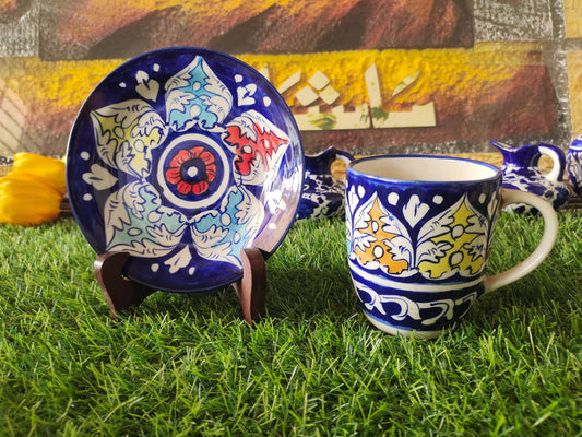 Tea Mug with Saucer Plate