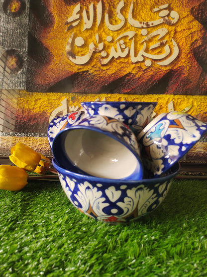 Ceramic Handmade Bowls Set | Dessert Set | Soup Set | Qty 7 pcs