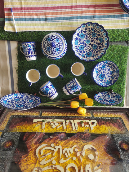 Ceramic Handmade Breakfast Set | Nashta Set | Multani Design