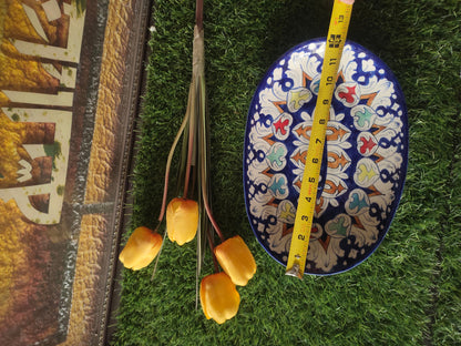 Handmade Ceramic Rice Platter Dish (Design Multi TRD)
