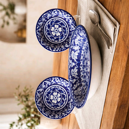 Ceramic Handmade Sweet Bowls Set | Qty 11 Pcs Set