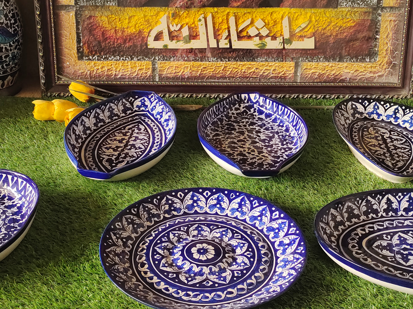 Ceramic Handmade Rice Dish Platter | All shapes & Designs available💯