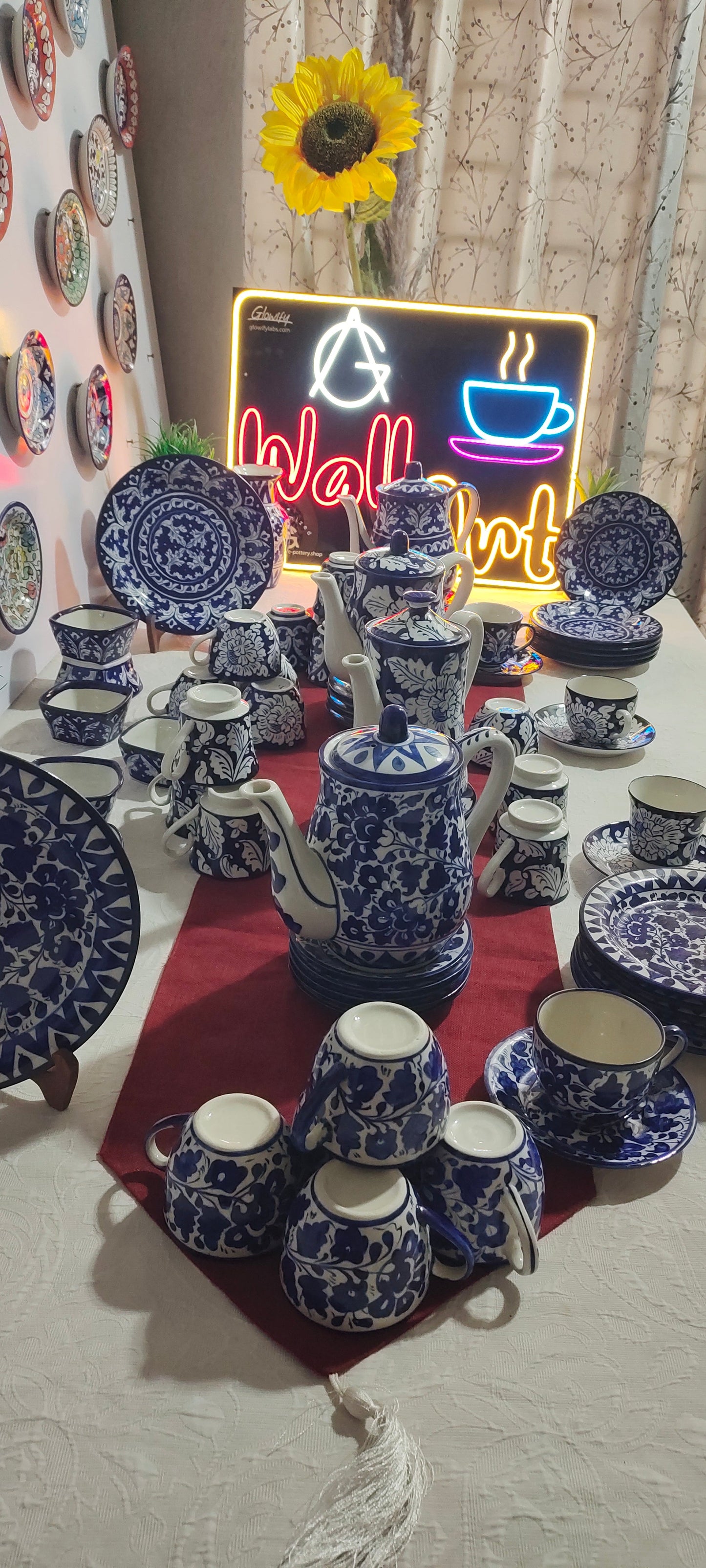 Ceramic Handmade Tea Set Complete | 13 Pcs |