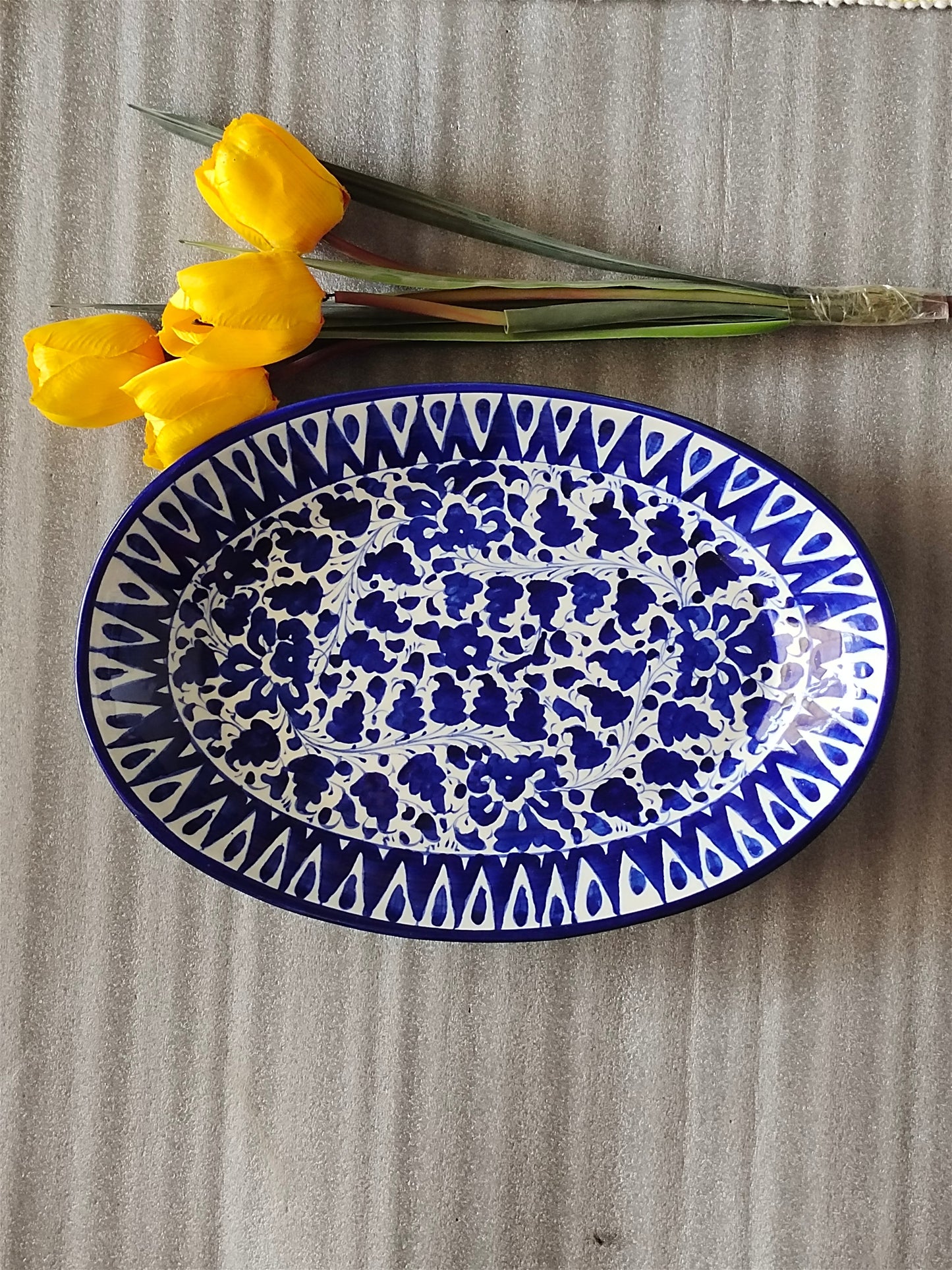 Ceramic Handmade Rice dish platter | Serena Design
