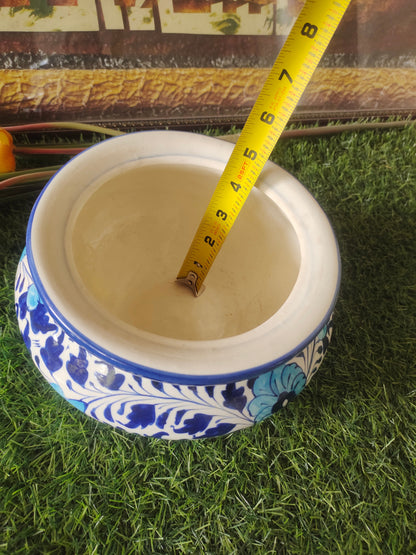 Ceramic Handmade Blue Pottery Handmade Ceramic Handi | Multani Design