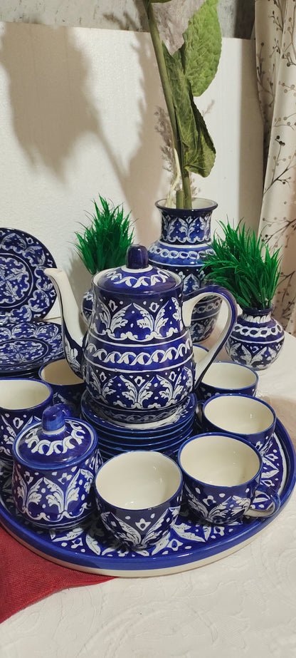 Ceramic Handmade Customized Pottery Breakfast set | Nashta Set | Ceramic Tea set | Side plates | Unique gift for coffee lover |purchase as a set