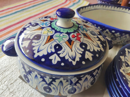 Handmade MULTI - 34 Pcs Dinner Set - Ceramic Porcelain Pakistan | Dinner Set for 8 Men Set | Dinnerware set | Dinner Service | Dinner Table | Dinnerware