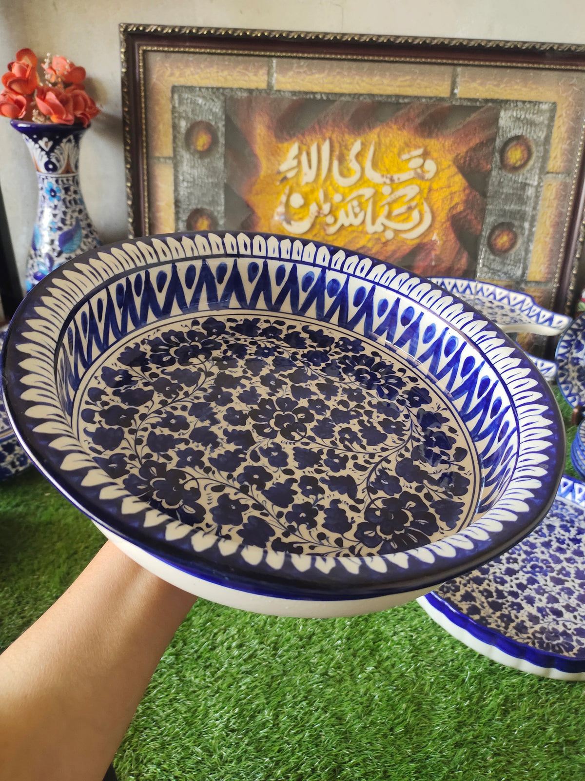 Ceramic Handmade Fruit Bowl | Size 15 inch