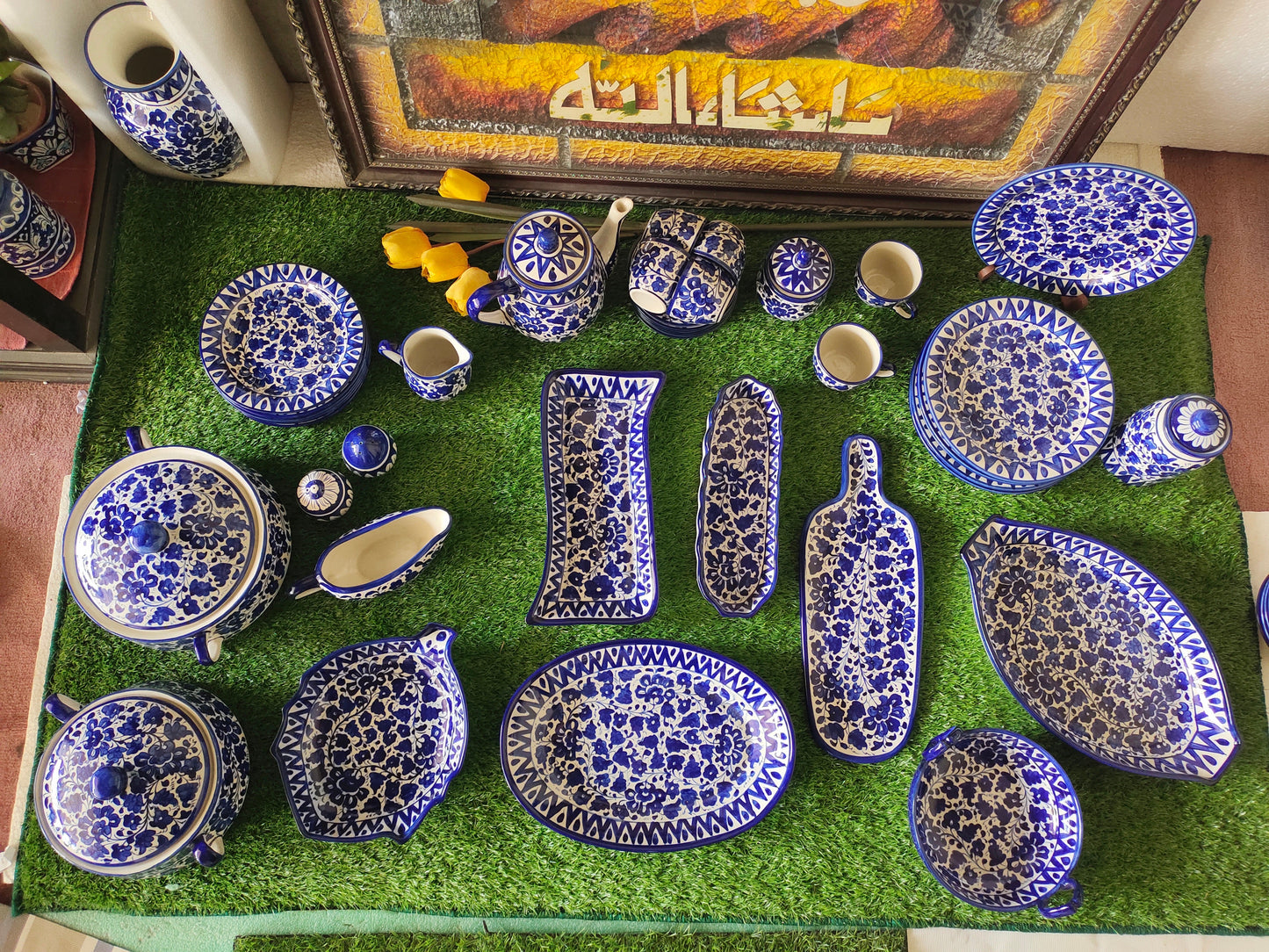 Customized Dinner set | 6 Person Serving| Wedding Package | Serena Design | Free Delivery | Free Gift