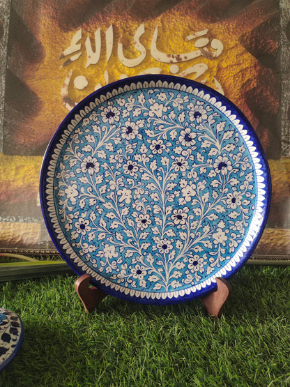 Ceramic Handmade Pizza Dish Platter | Size 12 inch