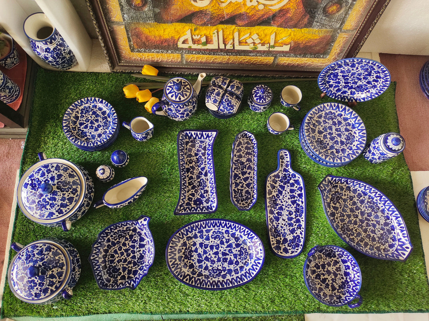 Customized Dinner set | 6 Person Serving| Wedding Package | Serena Design | Free Delivery | Free Gift