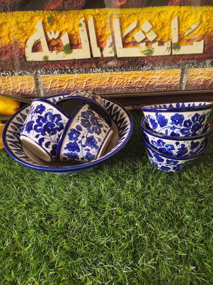Ceramic Handmade Bowls Set - 7 pcs | Serena Design