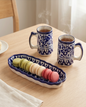 Ceramic Handmade Mug Set with Serving Dish 🎁