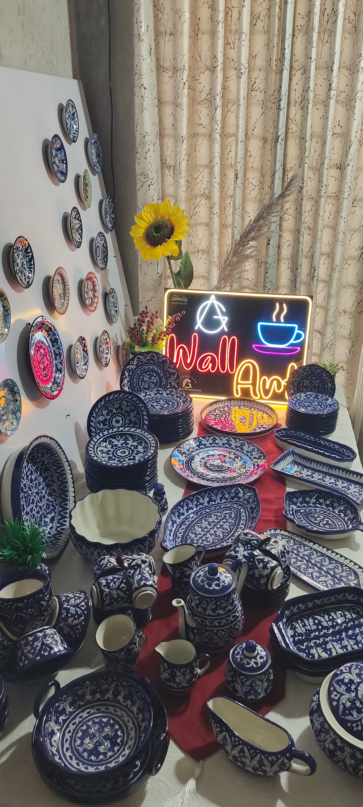 Customized Handmade Dinner Set | 12 Men Set | 94 Pieces | Flat 30% OFF