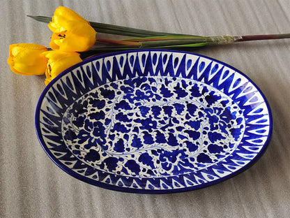 Ceramic Handmade Rice dish platter | Serena Design
